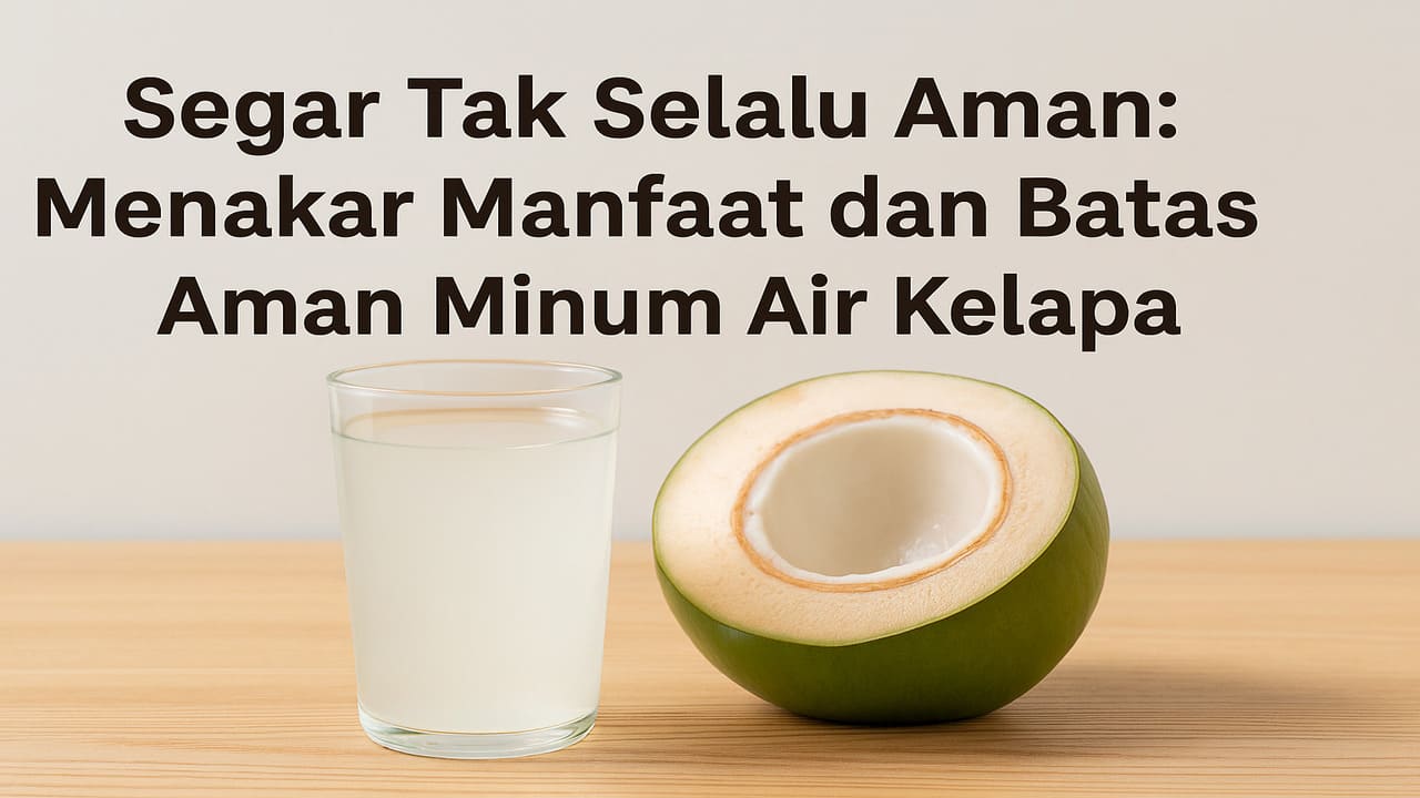 Menakar Manfaat Air Kelapa dan Batas Aman Konsumsi Agar Terhindar dari Resiko Diabetes
