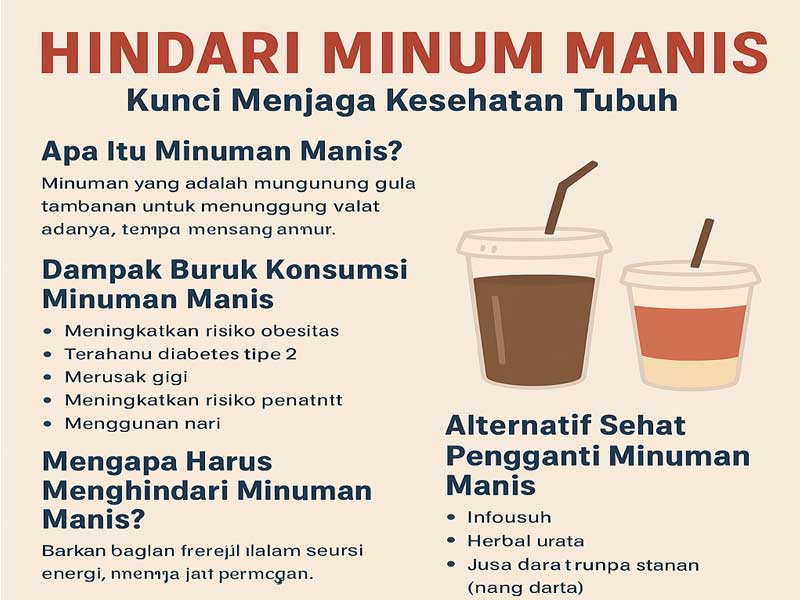 Hindari Minum Manis: Kunci Menjaga Kesehatan Tubuh