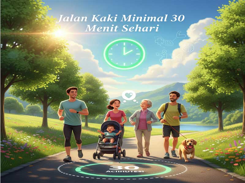 Jalan 30 Menit Sehari: Sederhana Menuju Hidup Lebih Sehat
