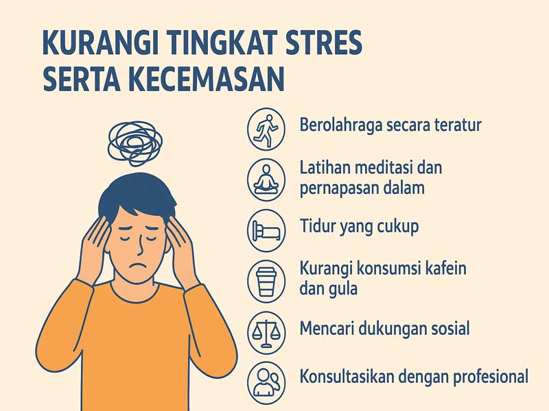 Kurangi Tingkat Stres serta Kecemasan: Kunci Hidup Sehat