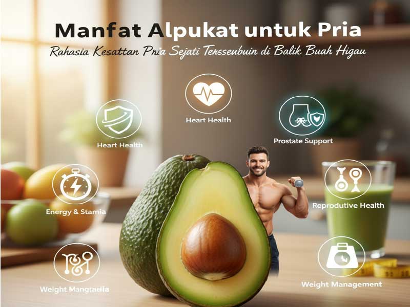 Manfaat Alpukat untuk Pria: Rahasia Kesehatan Pria Sejati