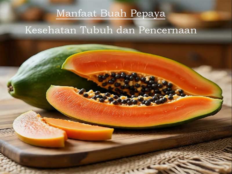 Manfaat Buah Pepaya untuk Kesehatan Tubuh dan Pencernaan