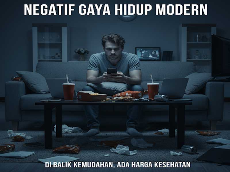 Negatif Gaya Hidup Modern: Sisi Lain di Balik Kemudahan