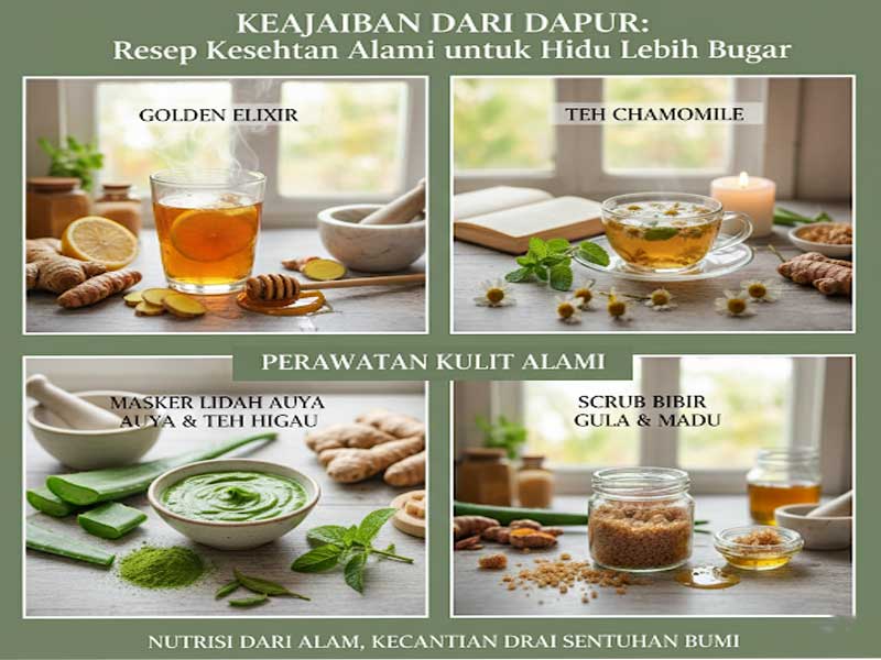 Resep Kesehatan Alami untuk Hidup Lebih Bugar dan Segar