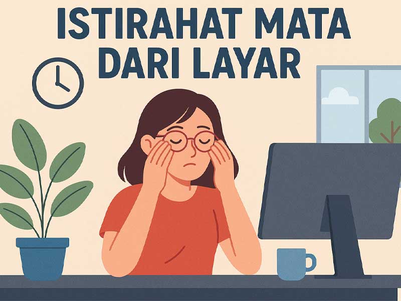 Istirahat Mata dari Layar: Menjaga Kesehatan di Era Digital