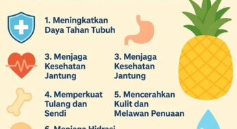 Manfaat Buah Nanas: Si Buah Tropis yang Kaya Nutrisi