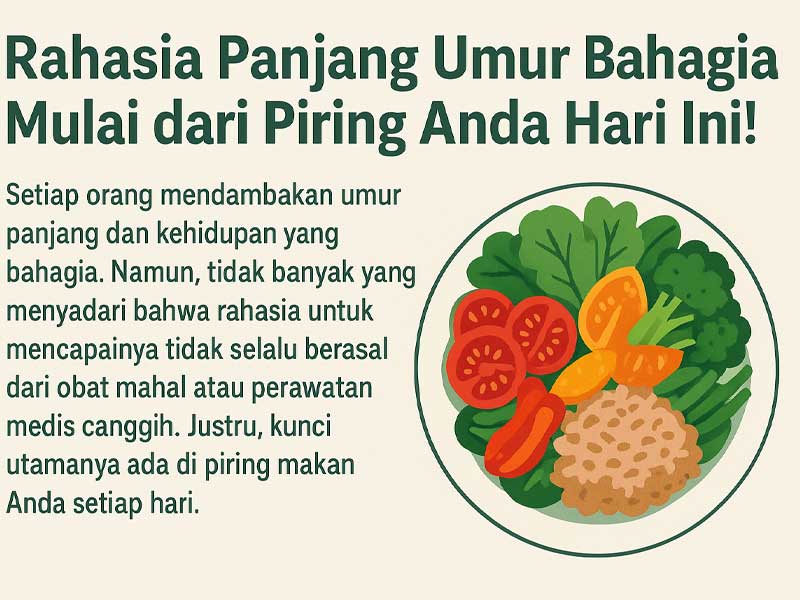 Rahasia Panjang Umur Bahagia: Mulai dari Piring Anda Hari Ini!