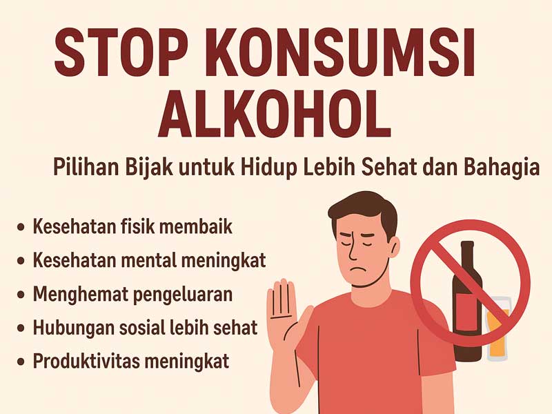 Stop Konsumsi Alkohol: Pilihan Bijak untuk Hidup Lebih Sehat