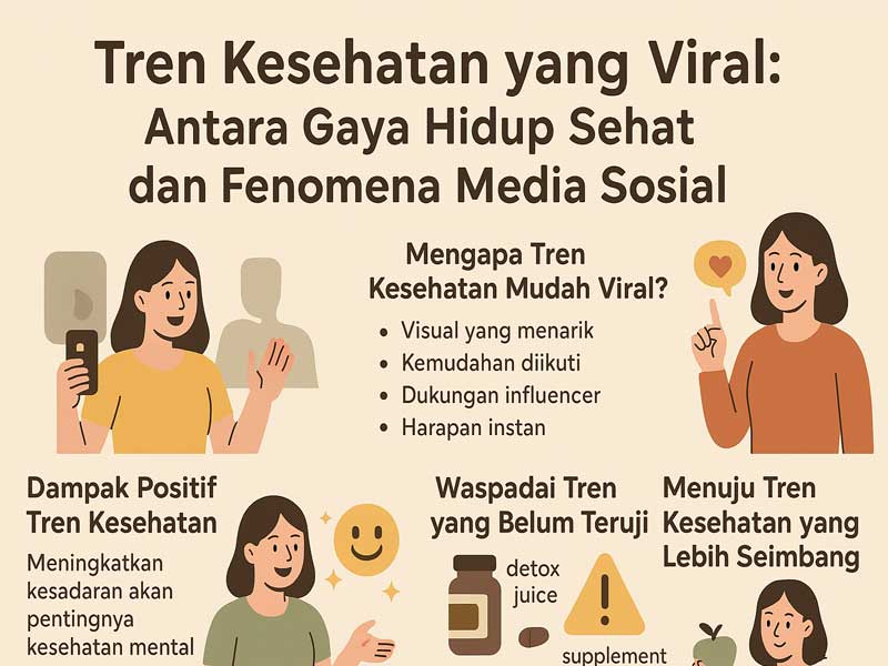 Tren Kesehatan yang Viral: Antara Gaya Hidup Sehat dan Fenomena Media Sosial